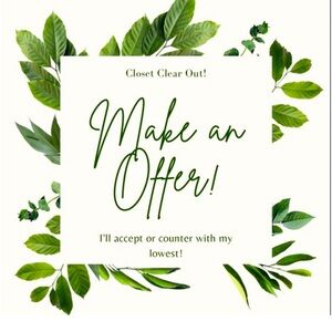 Closet Clear Out Sale!!